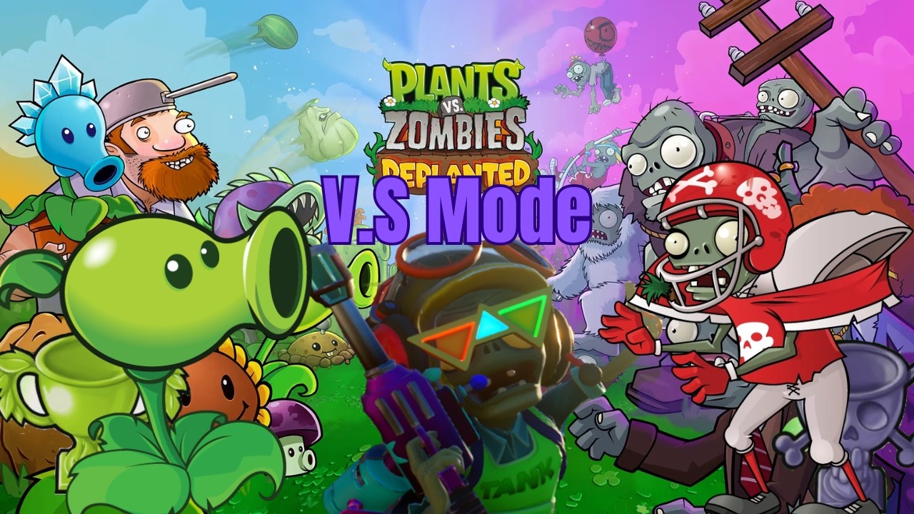 PVZ Replanted V.S Mode is Insanely 
