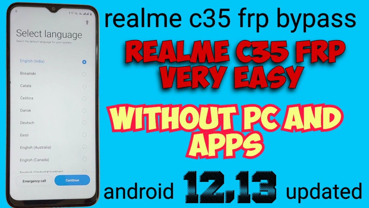 how frp bypass realme c35 | realme c35  frp 2023 | new security updated 2nd