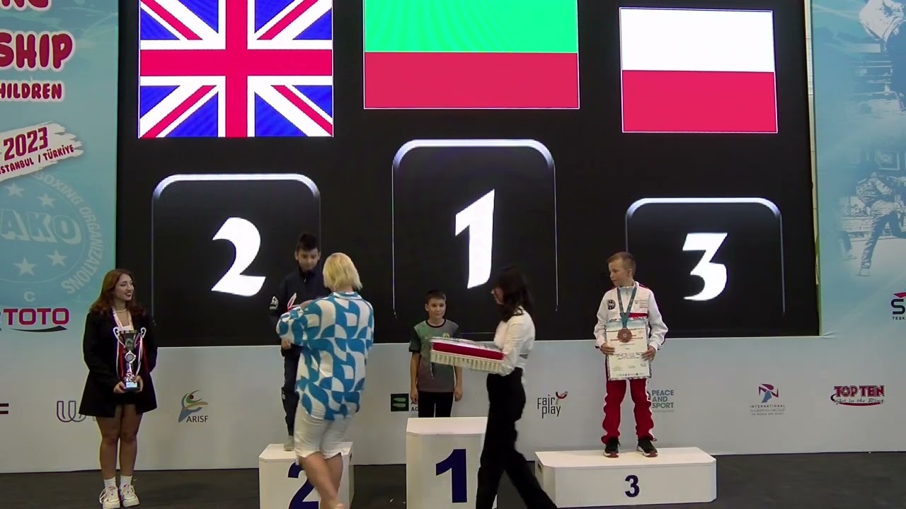 Medals Ceremony Part 1 WAKO European Championships 2023