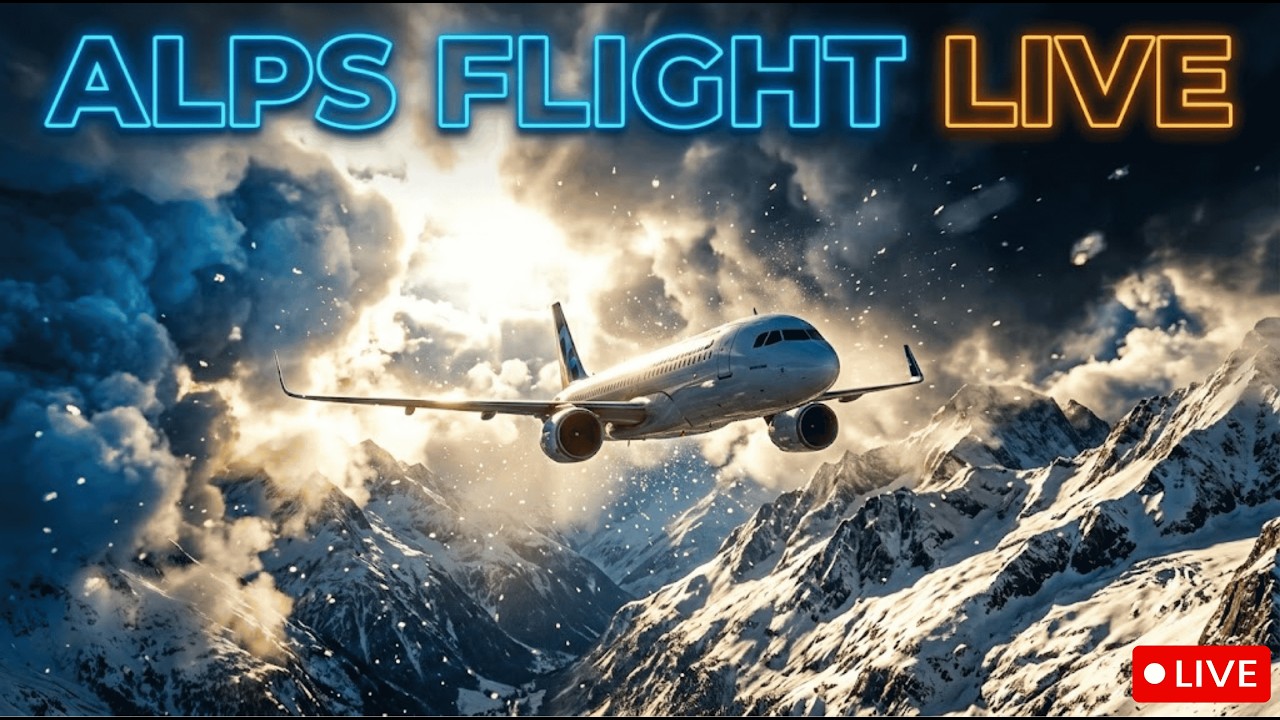 INSANE Mountain Views 😍 Innsbruck to Salzburg LIVE | Microsoft Flight Simulator