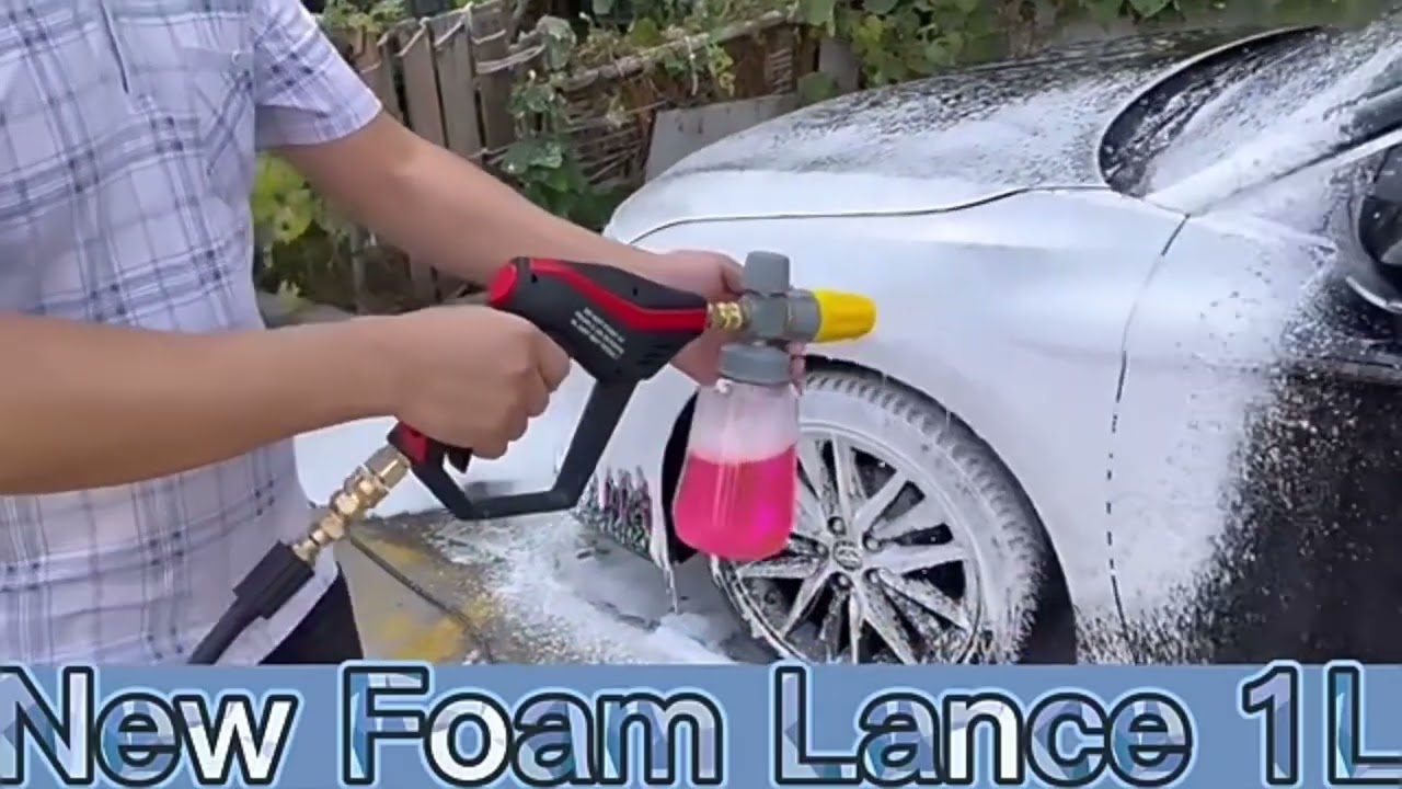 Snow Foam Cannon High Pressure Washer Car Wash Foam Spray Lance