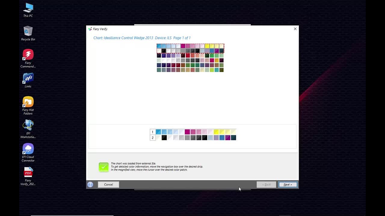 Fiery Color Profiler Suite — Verifying job color accuracy in under 2 minutes