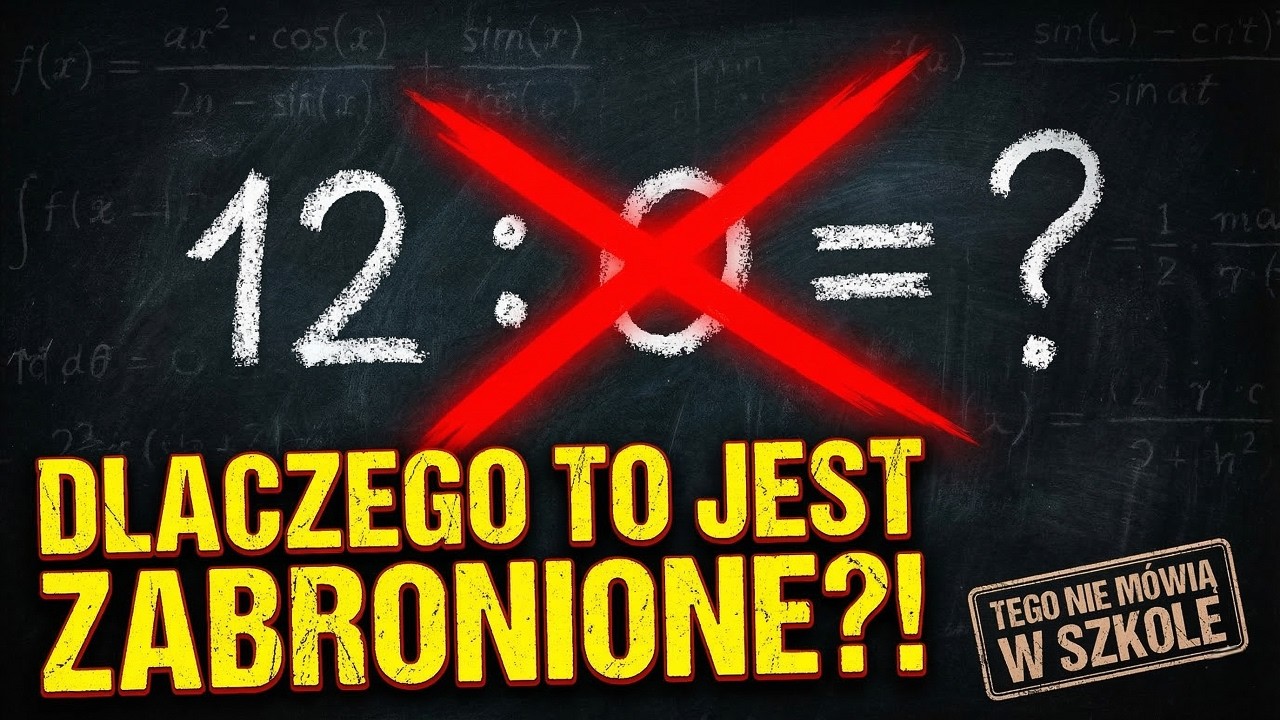 Dlaczego NIE MOŻNA dzielić przez zero? 🤯 Tego nie powiedzieli Ci w szkole!