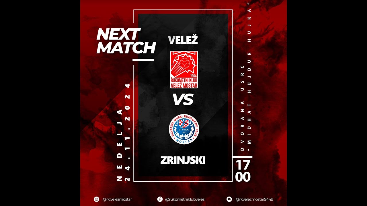 RK Velež Mostar - SRK Zrinjski