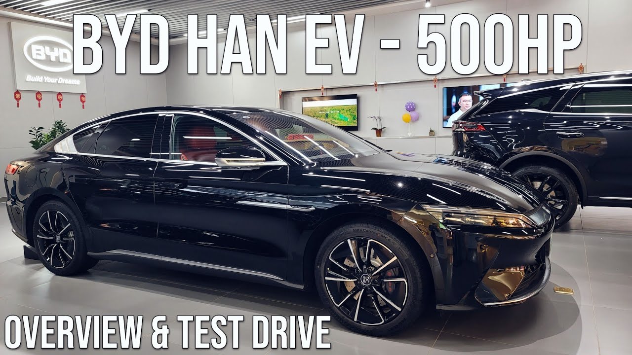 BYD Han 500HP EV - The Chinese TESLA - Overview & Test Drive