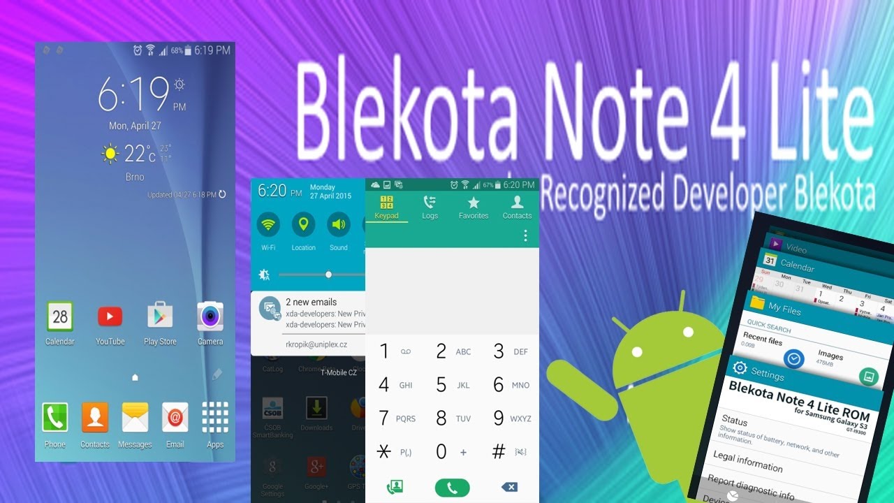 Sansung Galaxy S3 How to flash Blekota Note 4 Lite (Note 4 port rom)