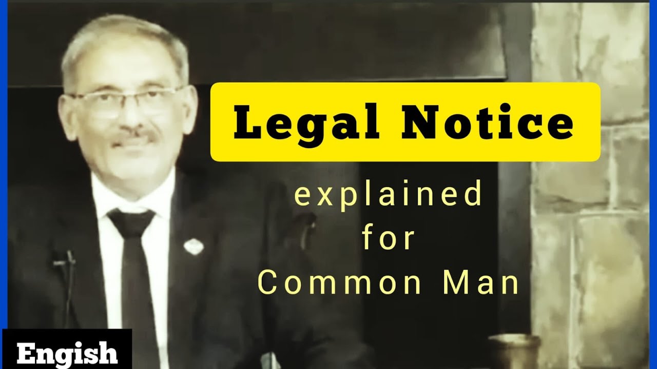What is a Legal Notice (English) | How legal notice can settle your disputes & issues  @Shaikhain