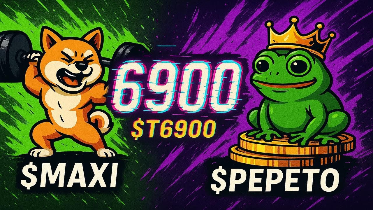 MEME COINS TO WATCH IN 2025 &ndash; Maxi Doge, TOKEN6900, Pepeto turning hype into presales
