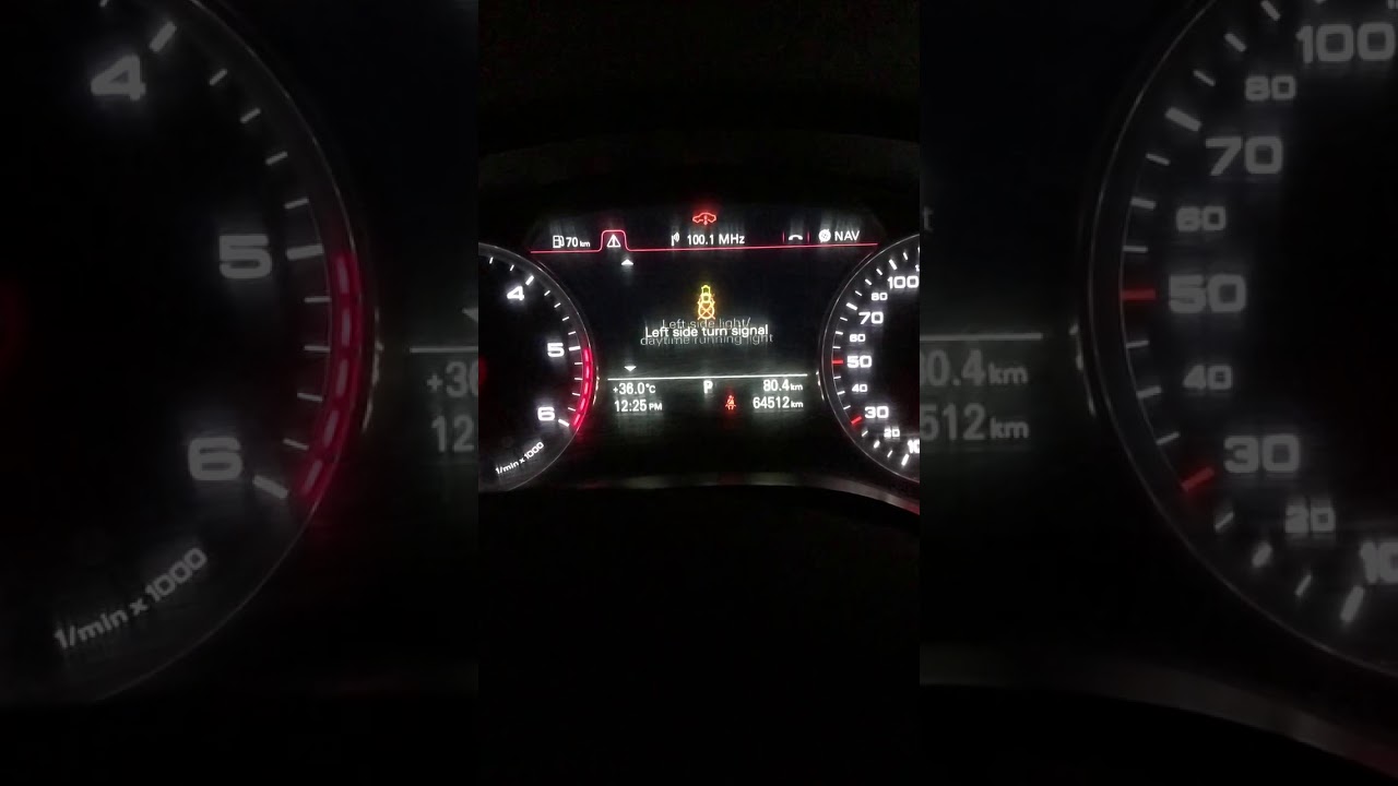 Audi air suspension fault. You can continue driving slowly.  Problem solved. Audi a6