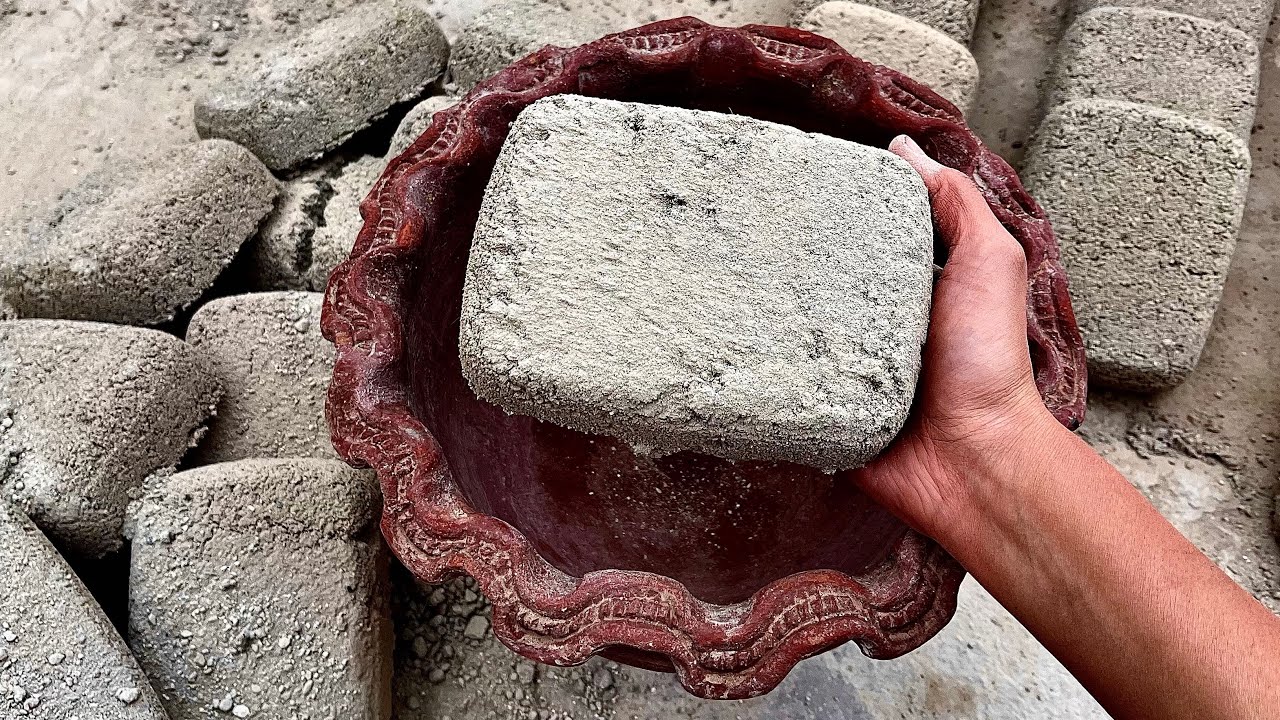 ASMR | New Hand Made Texture Dry Claypot and Floor crumbling 