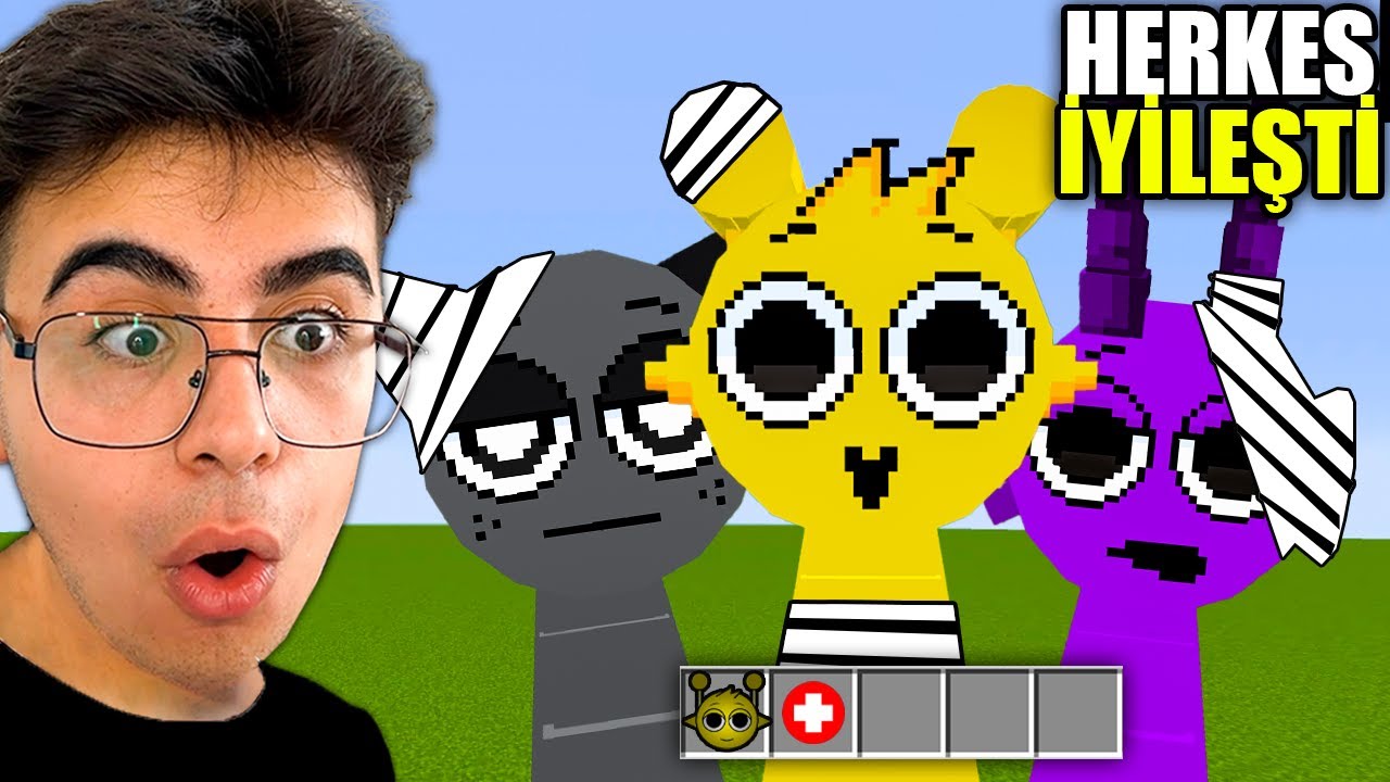 SPRUNKİLERİ İYİLEŞTİRDİM.. - Minecraft