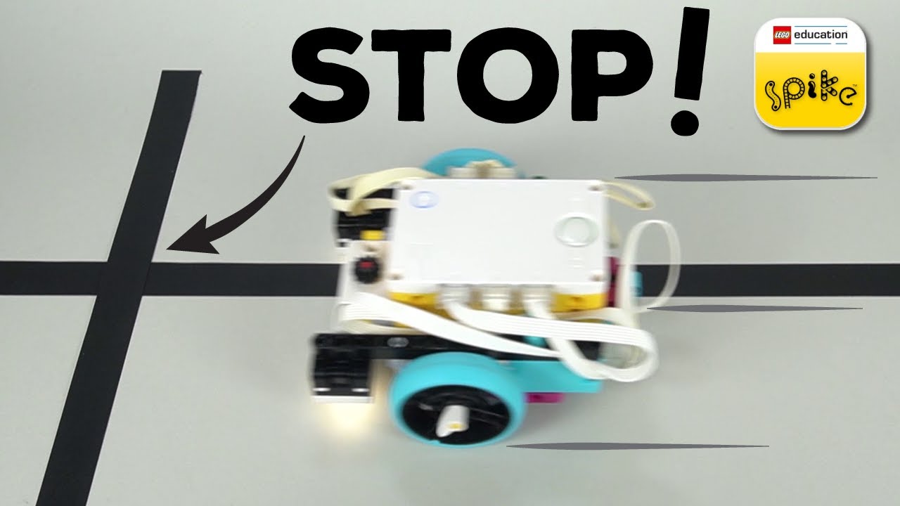 Robot segui linea per distanza o fino a un incrocio - LEGO SPIKE Prime Tutorial Italiano