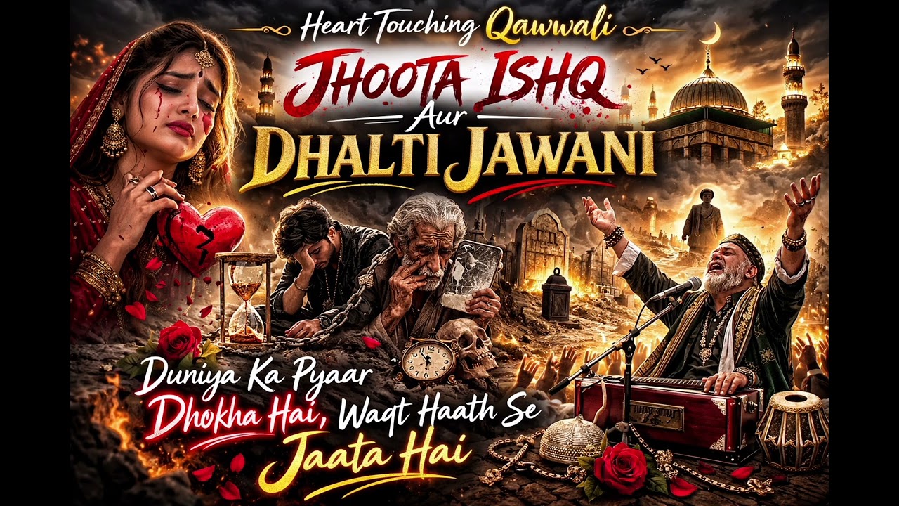 Jhoota Ishq Aur Dhalti Jawani | Heart-Touching Sufi Qawwali | Mehfil e Qawwali 2026