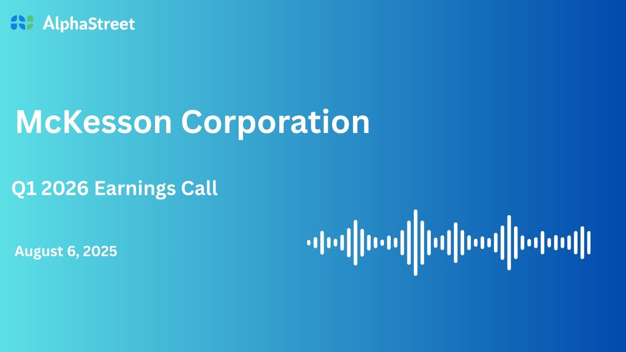 MCK Stock | McKesson Corporation Q1 2026 Earnings Call