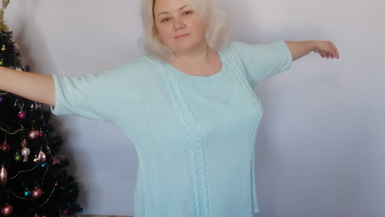 Туника спицами 😊