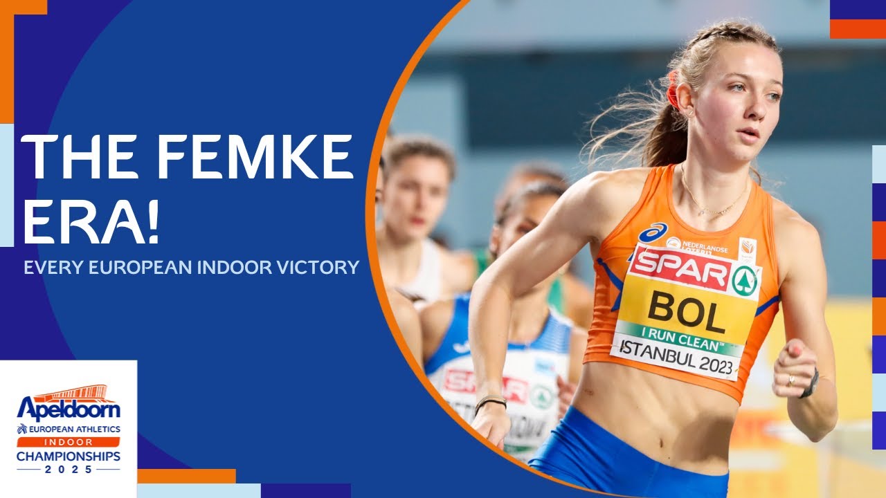 UNBEATEN at the European Indoor Championships! 🙅‍♀️ Femke Bol's FOUR gold medals! 🥇