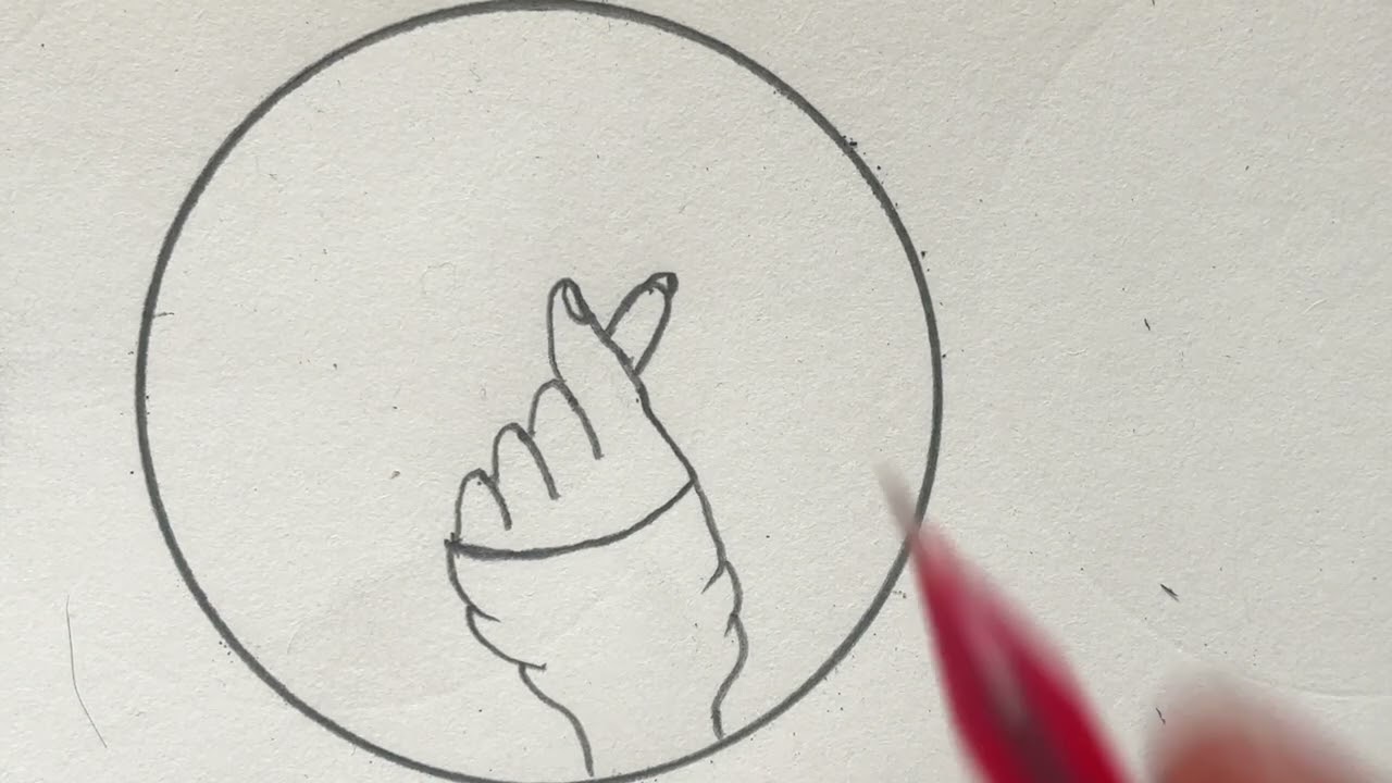 Heart #Love #drawing #hand with heart drawing #easy drawing #fast drawing 