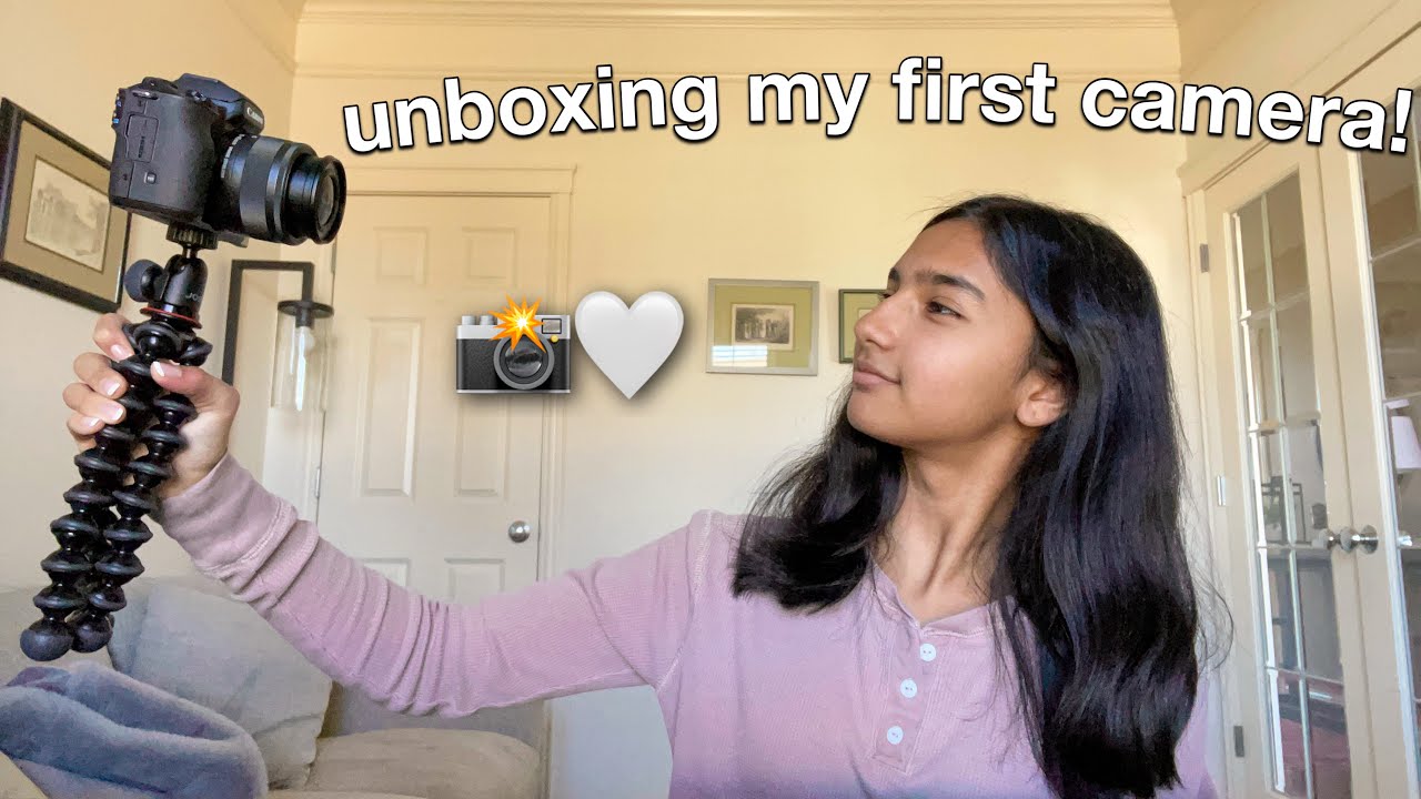 canon eos m50 unboxing and test! | unboxing my first camera