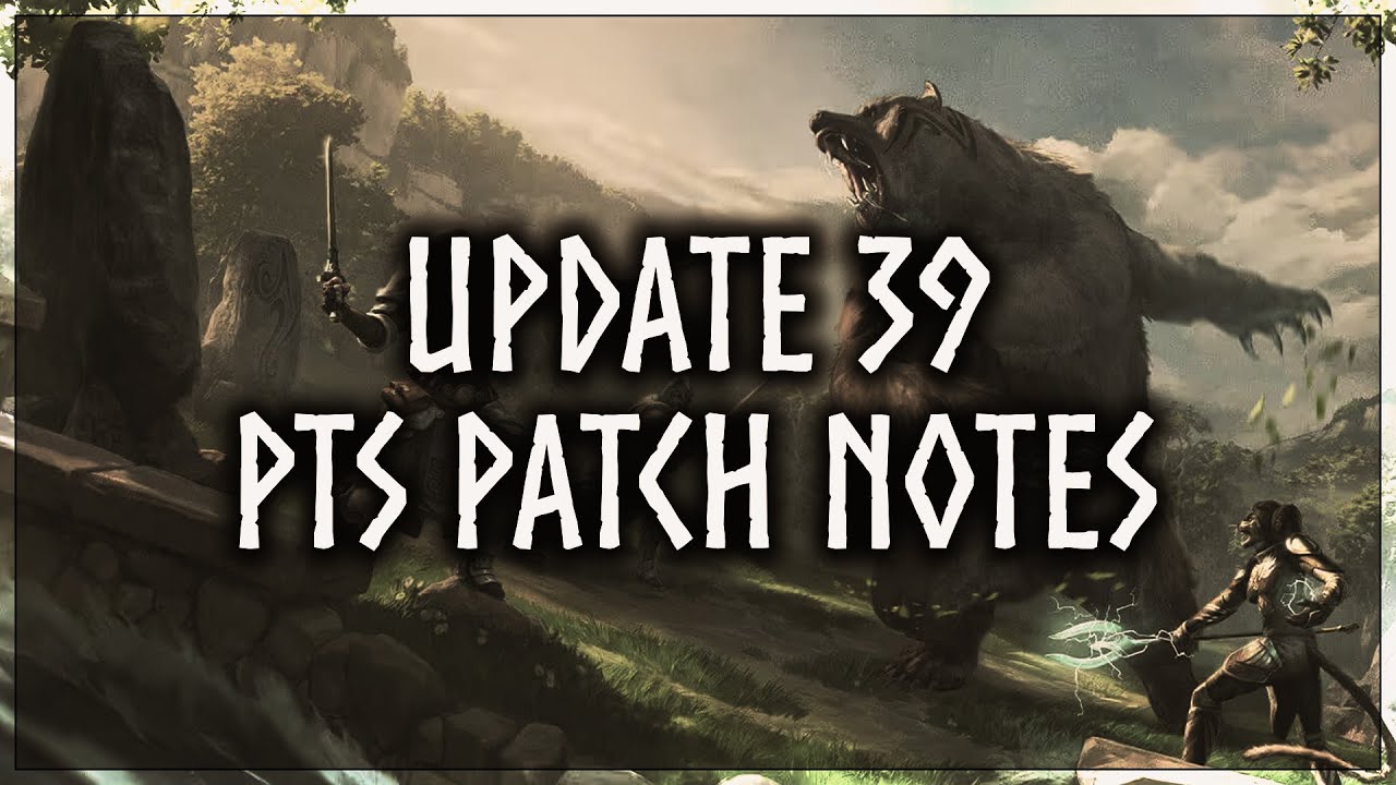 ESO Update 39 - New Base Game & Quality of Life Updates