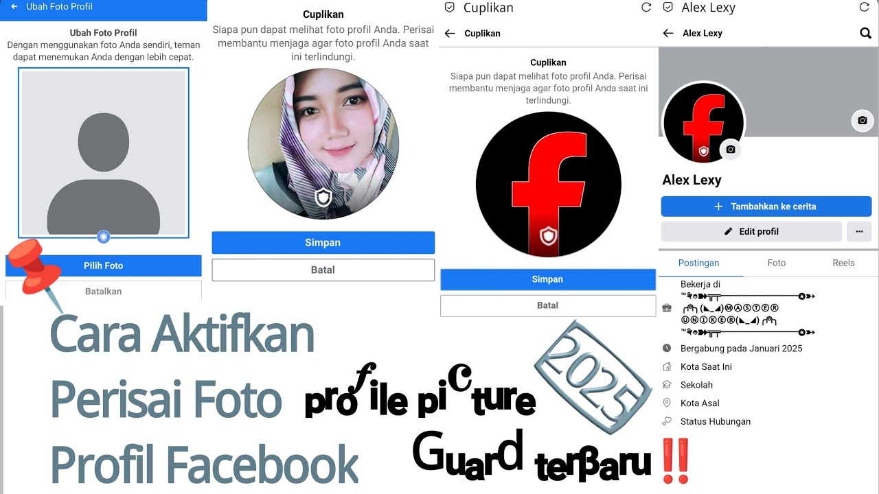 Cara Mengaktifkan Perisai Foto Profil di Facebook | Profile Picture Guard in Facebook New Steps 2025