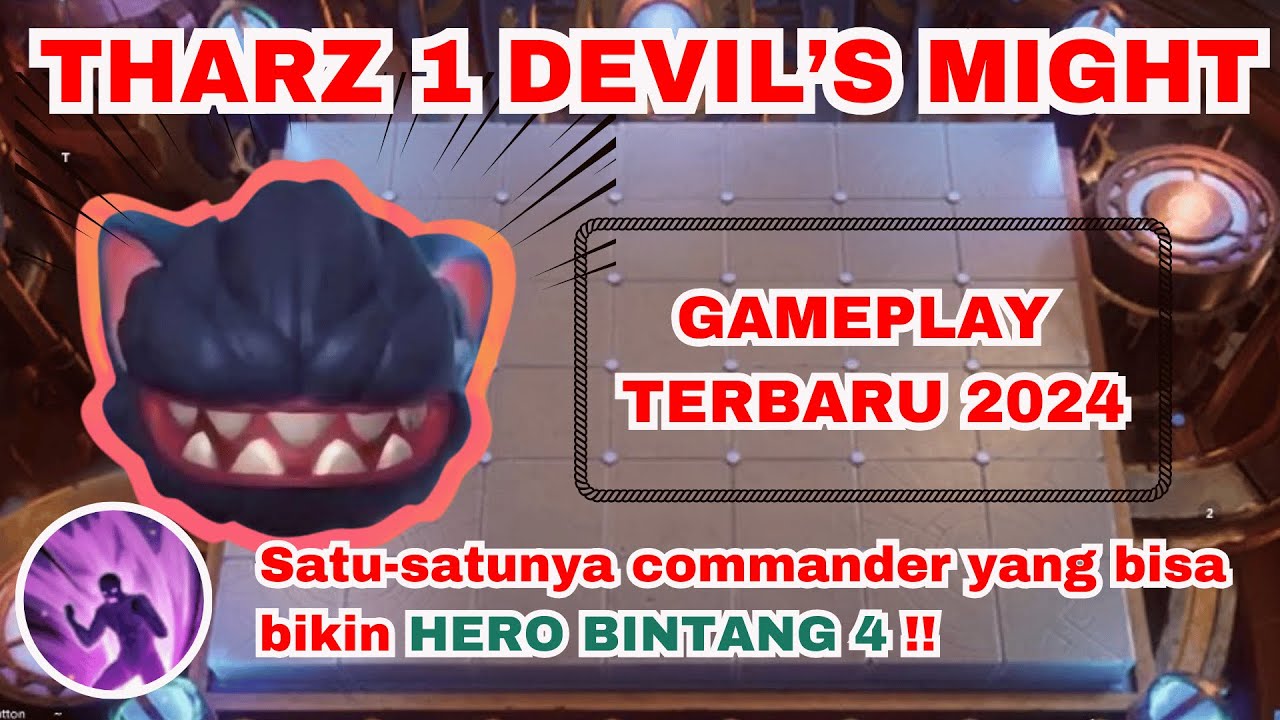 TERLALU OP ❗❗ CARA KERJA THARZ  SKILL 1 TERBARU VERSI ASWAD GAMING !! MAGIC CHESS 2024