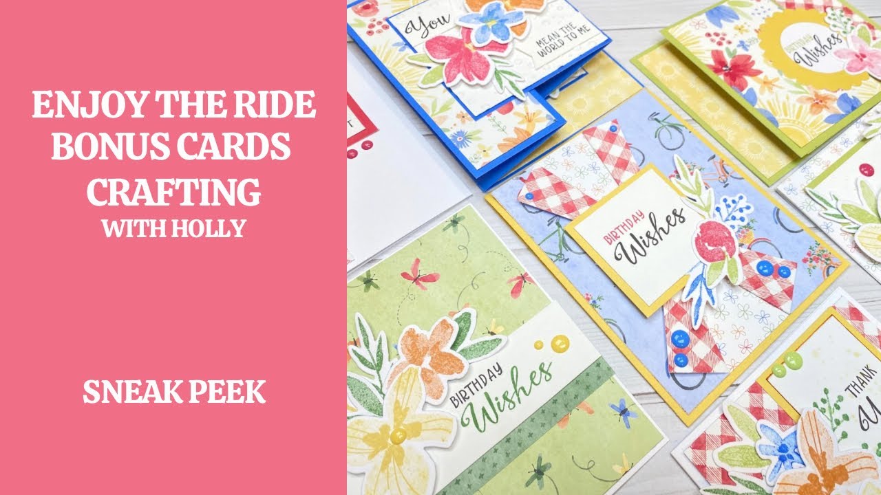 Enjoy the Ride BONUS Cards with Holly Sneak Peek