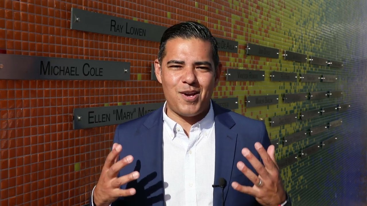 Long Beach Mayor Robert Garcia welcomes participants to the 2022 ILGA World Conference
