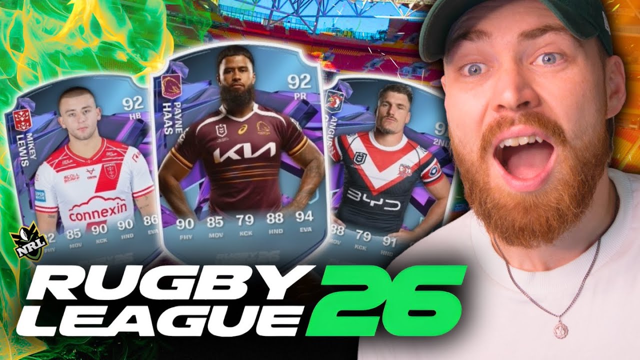 RUGBY LEAGUE 26 PRO TEAM !! DID I JUST PULL A GOD PACK ?? 🤯