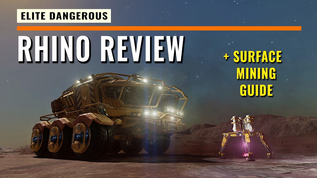 ПЕРВЫЙ ВЗГЛЯД: Обзор Rhino и руководство по добыче ресурсов на поверхности | Elite Dangerous