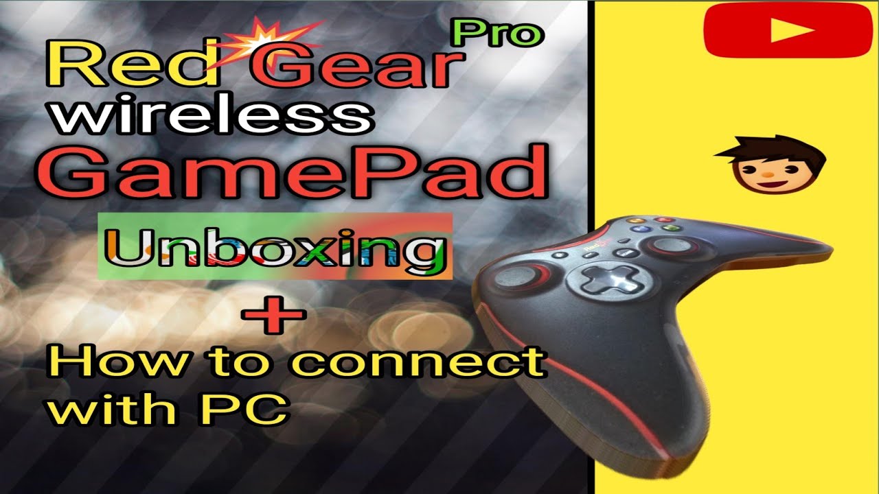 Learn to connect redgear 🔥game⚡pad with pc💥 + unboxing🔥