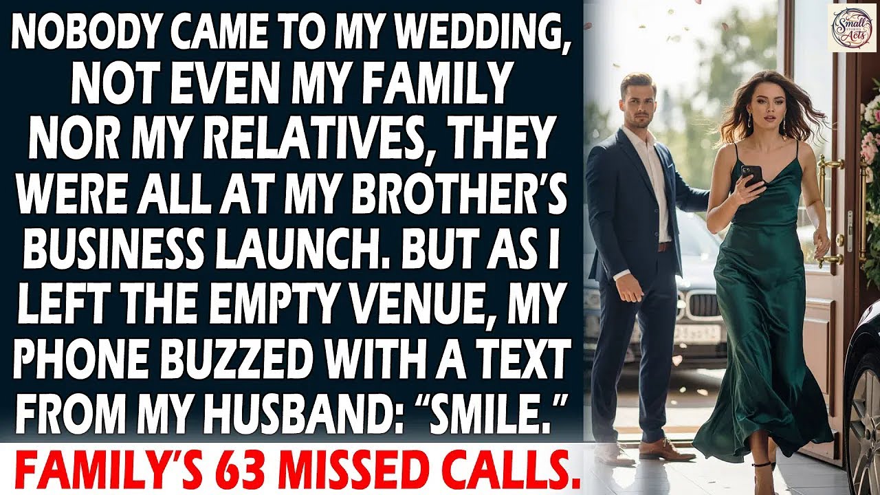 My Family Missed My Wedding, Until My Husband’s Text Changed Everything