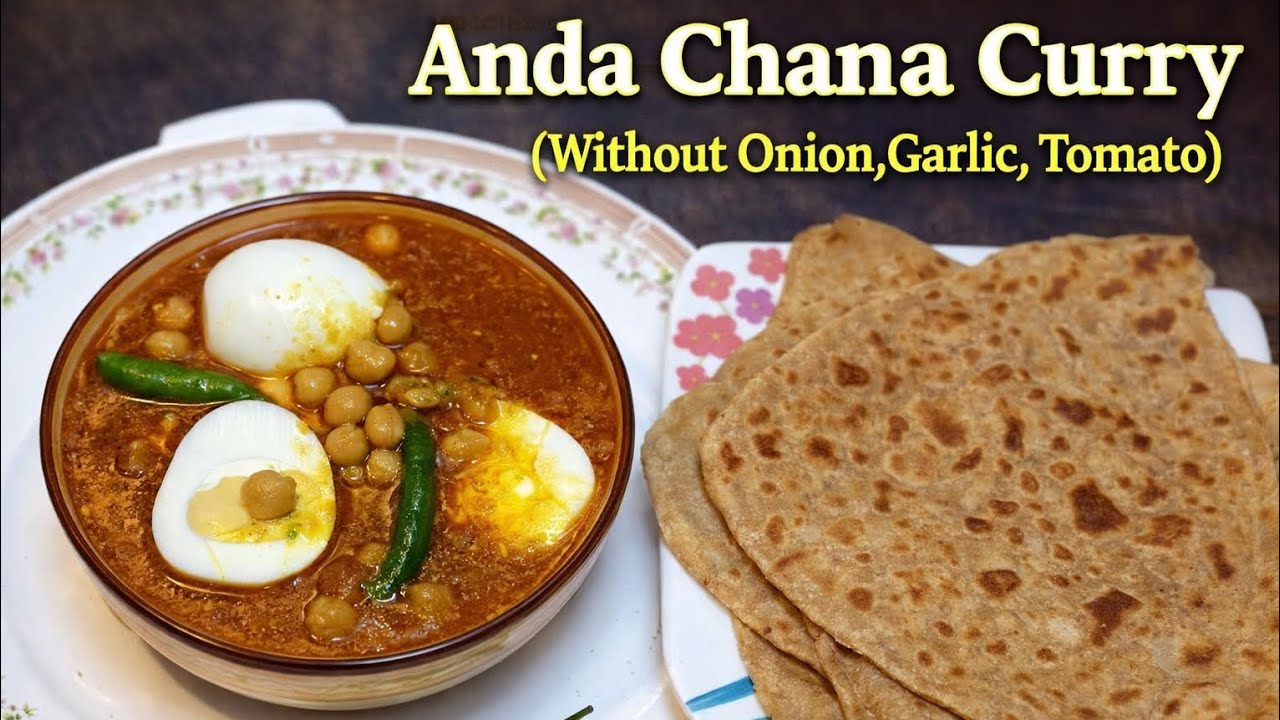 Egg Chaana Curry | No Onion,Garlic,Tomato | अंडा चन्ना करी बिना प्याज लहसुन टमाटर | Mannu ki Rasoi 