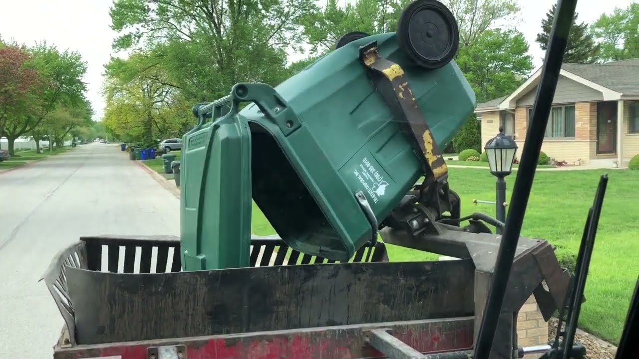 Garbage Truck Ride Along! Tri State Disposal Mack LR Curotto Can
