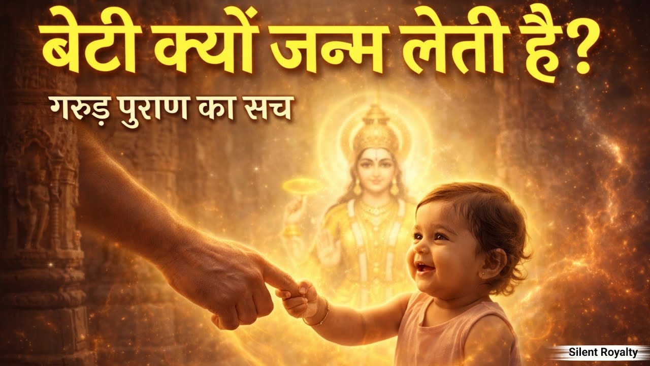 बेटी जन्म लेते ही क्यों बदल देती है घर की किस्मत?गरुड़ पुराण का कर्म रहस्य | garuda purana