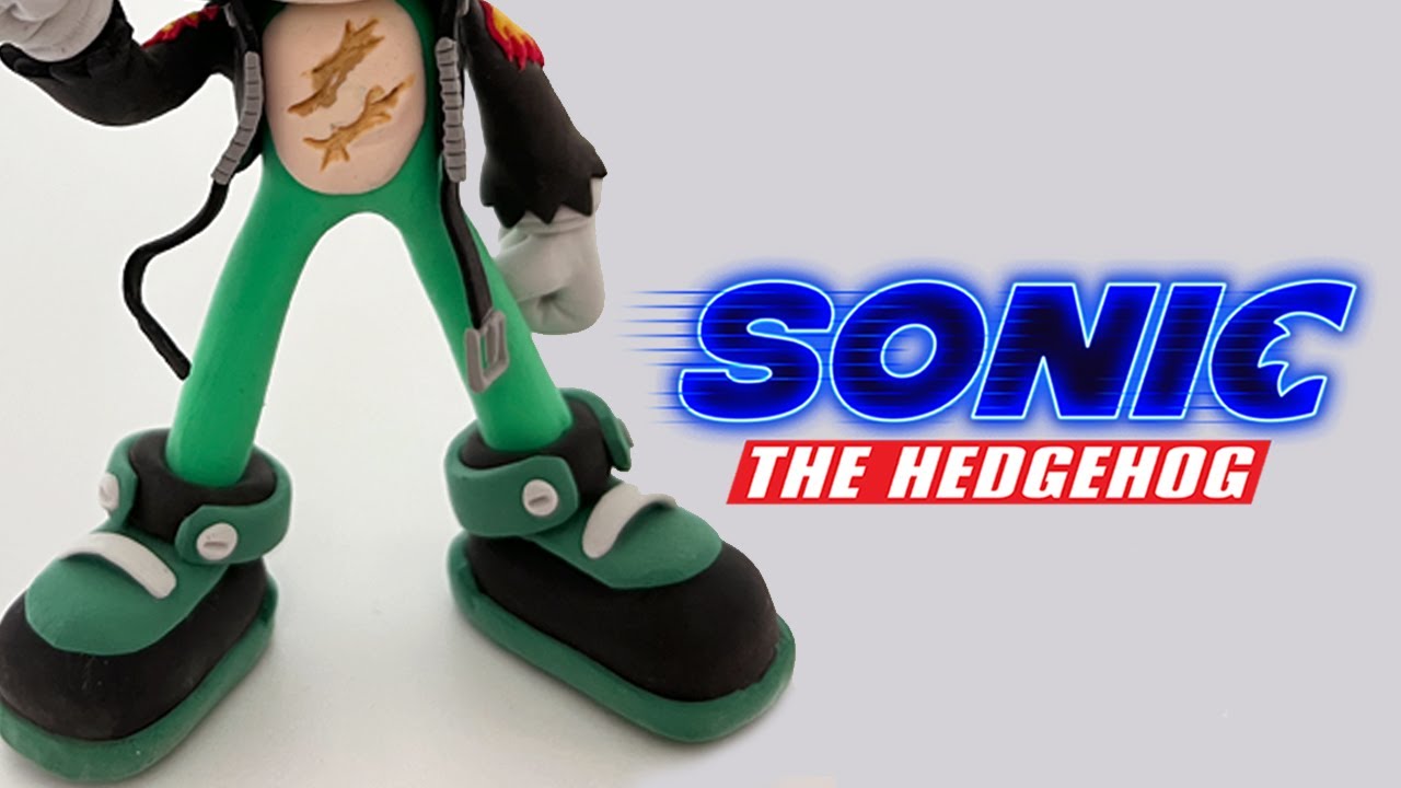 How to make Scourge the hedgehog💎 | Clay Tutorial | Timelapse |AIR snow🔥