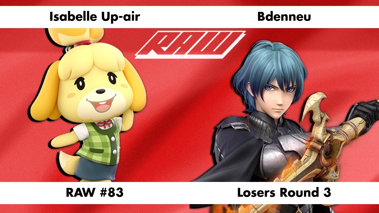 RAW #83 [LR3] Isabelle Up-air (Isabelle) Vs. Bdenneu (Byleth)