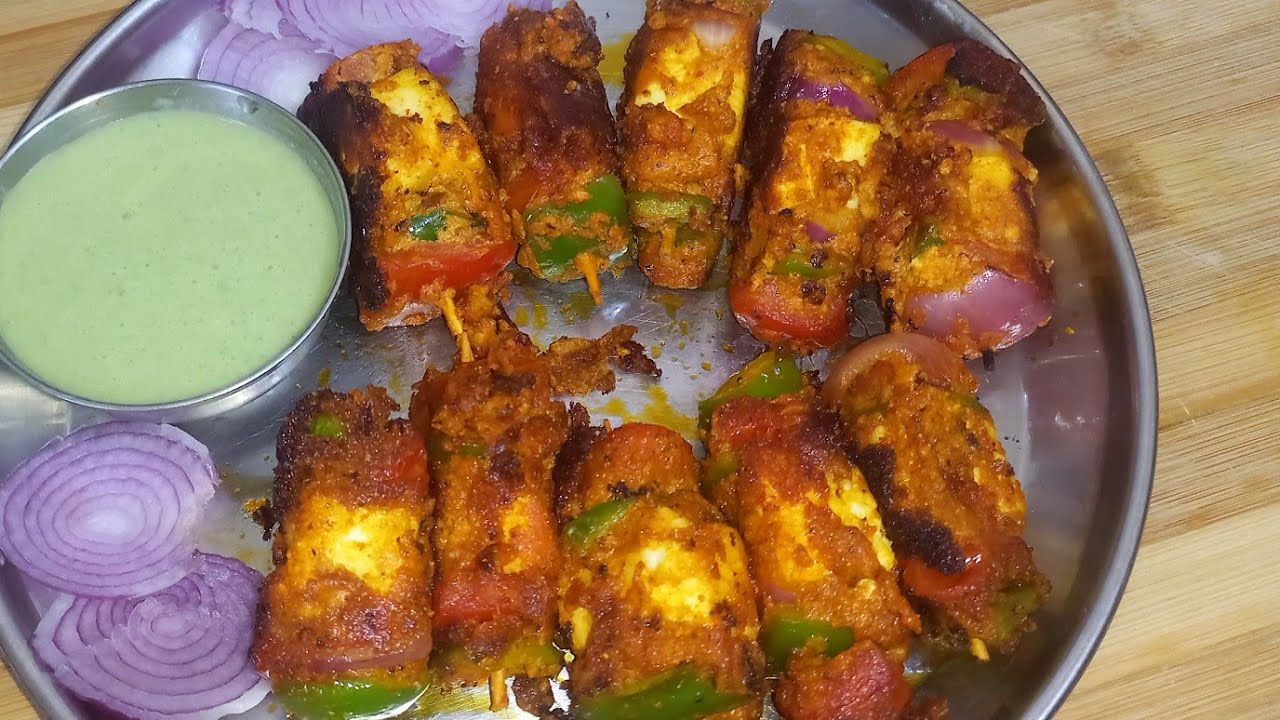 Ghar per banaiye paneer tikka Jo Sabhi ko Pasand aaega