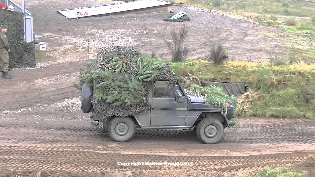 Ilü Bundeswehr Manöver 2015 Teil3 Gefechtsschießen Operation verbundener Kräfte MARS PzH2000