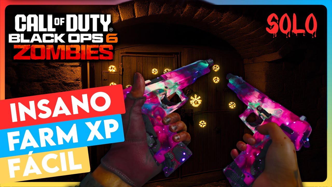 INSANO NOVO GLITCH PARA FARMAR XP DORMINDO [BO6 - ZOMBIES - CITADELLE DES MORTS - SOLO - BOT LOBBY]