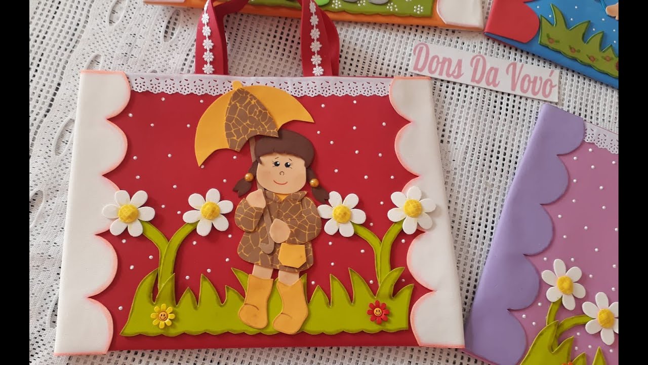 Ganhe dinheiro vendendo capas de eva decoradas #donsdavovo