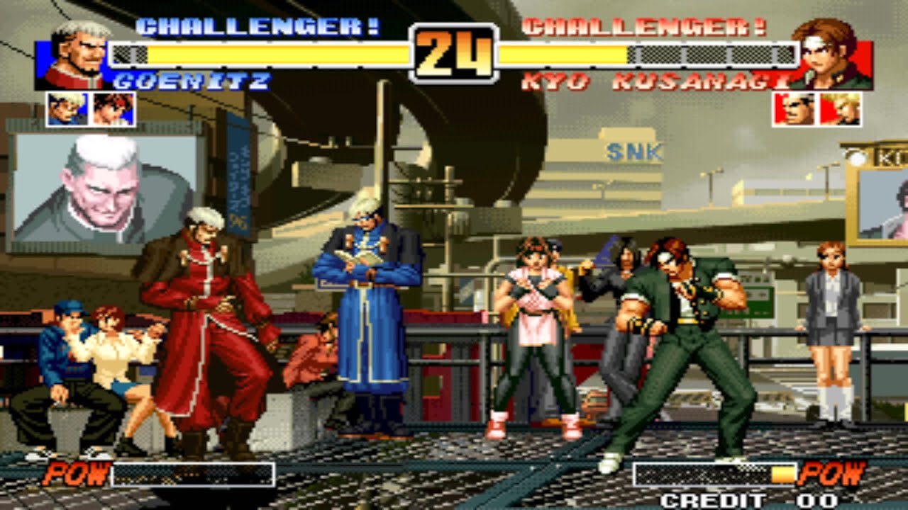 King of Fighters '96 [Arcade] - play as Goenitz