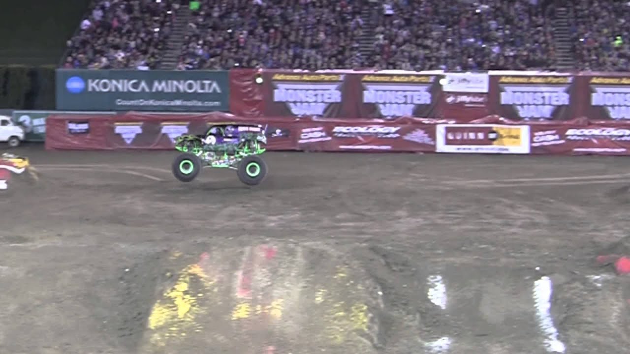 Monster Truck, Grave Digger Freestyle, Anaheim Feb, 9th 2013