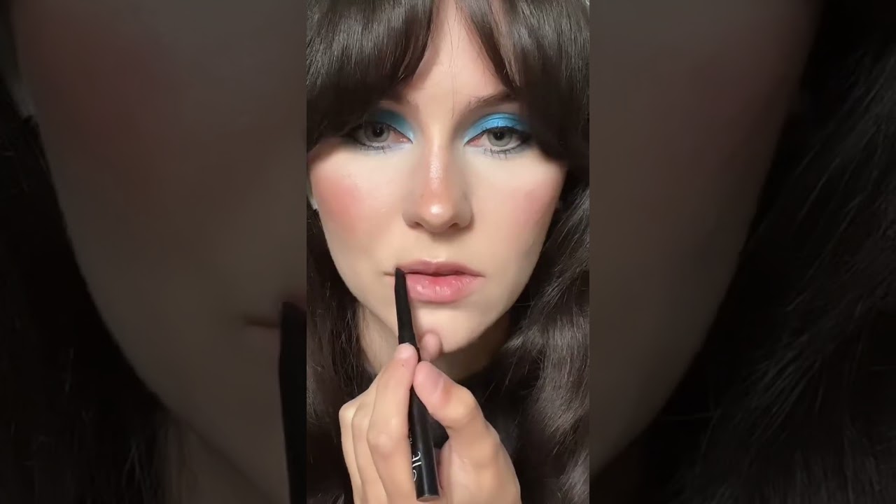 70s Mick Jagger inspired glam rock makeup💄 #70s #1970s #makeup #glammakeup