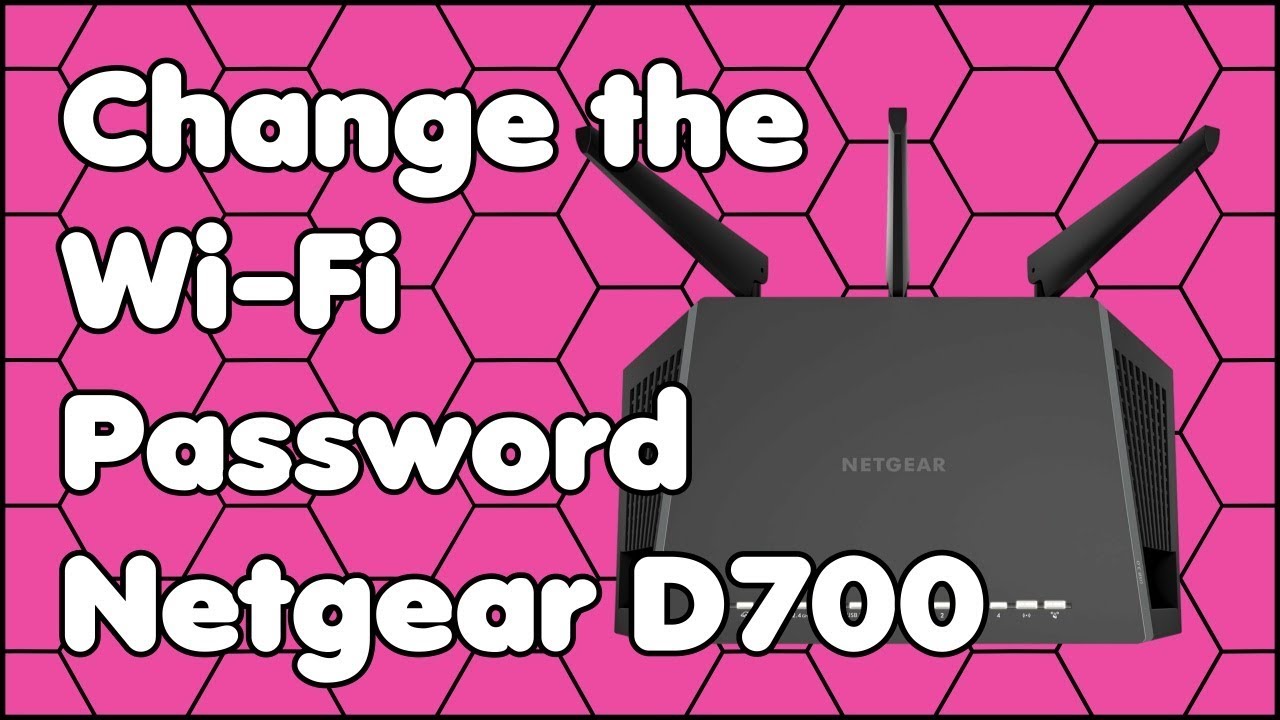 How to Change the Wi-Fi Password on the Netgear D7000 Router