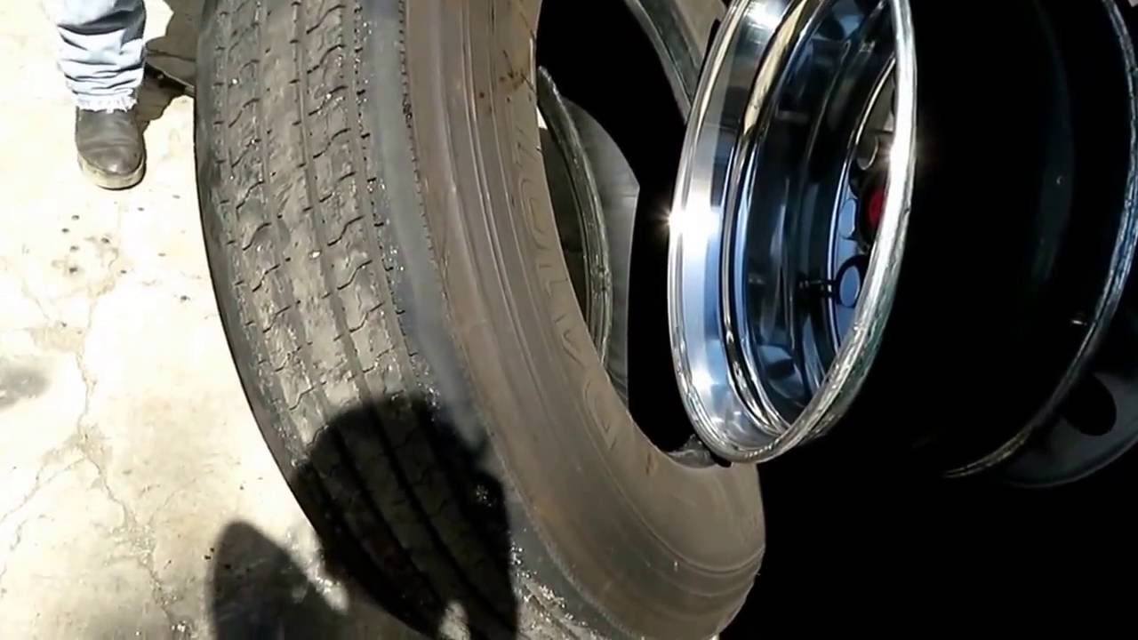 MANERA FACIL DE DESMONTAR Y MONTAR LLANTAS DE TRAILER