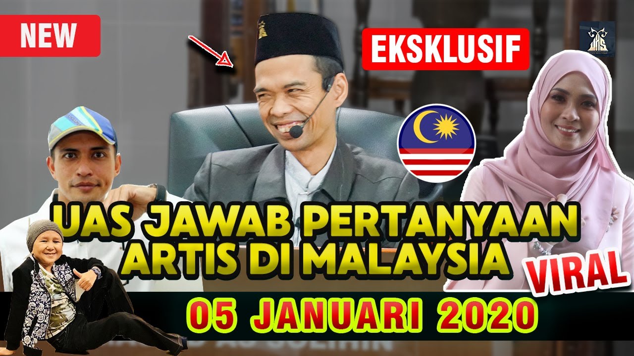LUCU!!! Antusias Artis Malaysia Bertanya kepada Ustadz Abdul Somad
