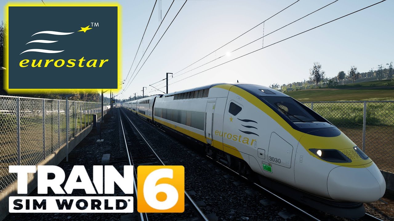 TRAIN SIM WORLD 6 - TGV EUROSTAR À 300 KM/H TERMINUS LONDRES