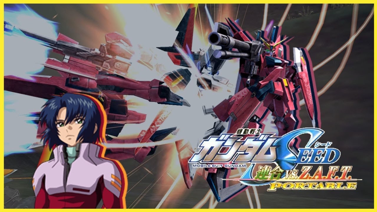 Kidou Senshi Gundam Seed: Rengou vs. Z.A.F.T. PSP - Athrun - Aegis Gundam playthrough