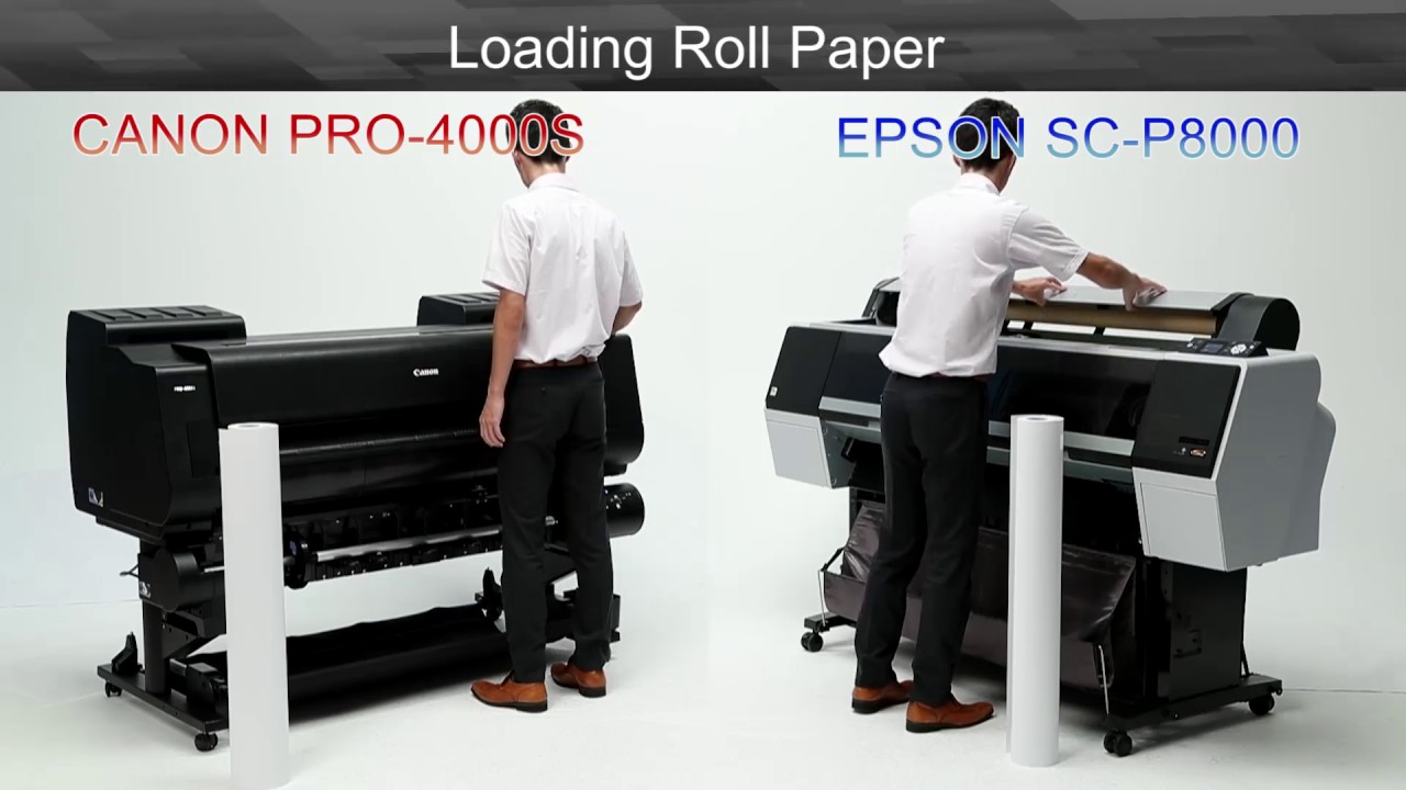 CANON iPF PRO4000S vs EPSON SC P8000