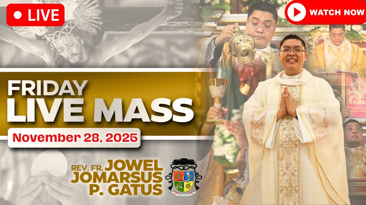 FILIPINO LIVE MASS TODAY ONLINE II NOVEMBER 28, 2025 II FR. JOWEL JOMARSUS GATUS